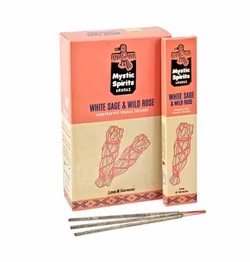 Mystic Spirits – White Sage & Wild Rose, rökelsepinnar
