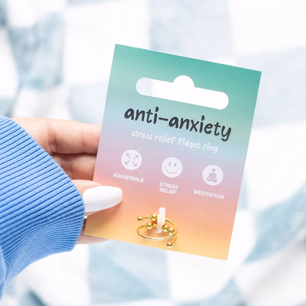 Mindfulnessring – Anti-stress fidgetring för lugn och fokus
