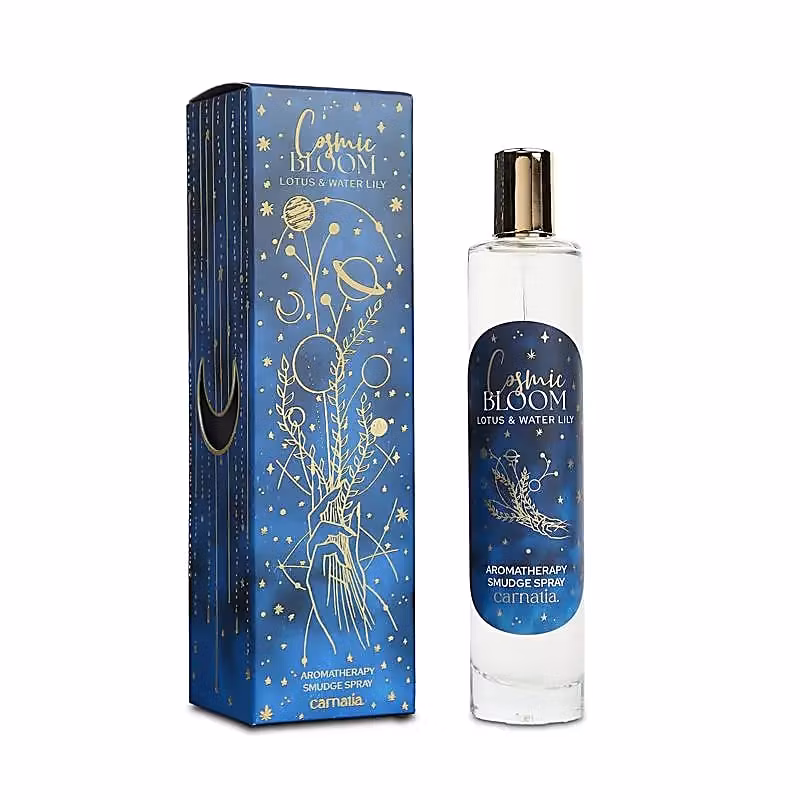 Carnatia Starry Spell – Cosmic Bloom (Lotus & Water Lily), rumspray & smudge spray (100 ml)
