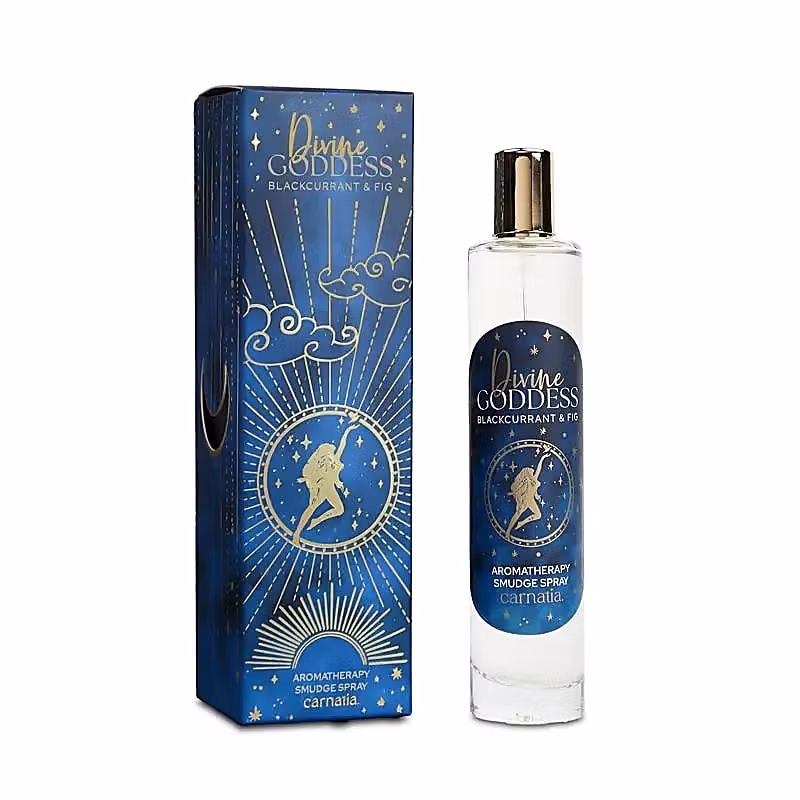 Carnatia Starry Spell – Divine Goddess (Blackcurrant & Fig), rumspray & smudge spray (100 ml)