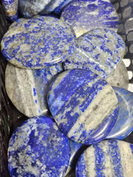 Lapis Lazuli platta, touchstone -50% FYND! B-kvalité (mindre färg/ev lite annan form)