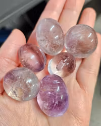 Ametist, extra klar trumlad -30% fynd ljusa / svaga färger ev nagg/jack