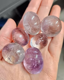 Ametist, extra klar trumlad -30% fynd ljusa / svaga färger ev nagg/jack