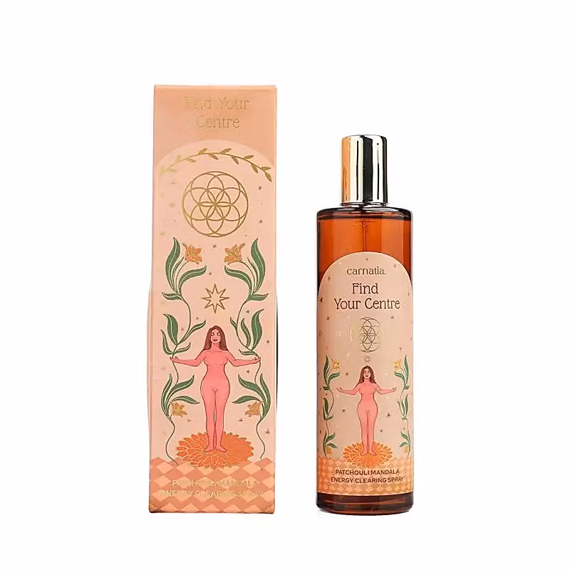 Carnatia Magic Within You – Find your Centre (Patchouli Mandala), rumspray och smudge spray (100 ml)