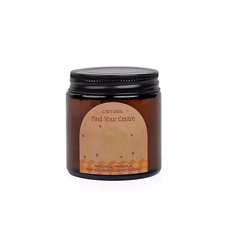 Carnatia Magic Within You – Find your Centre (Patchouli Mandala), doftljus – 15 h