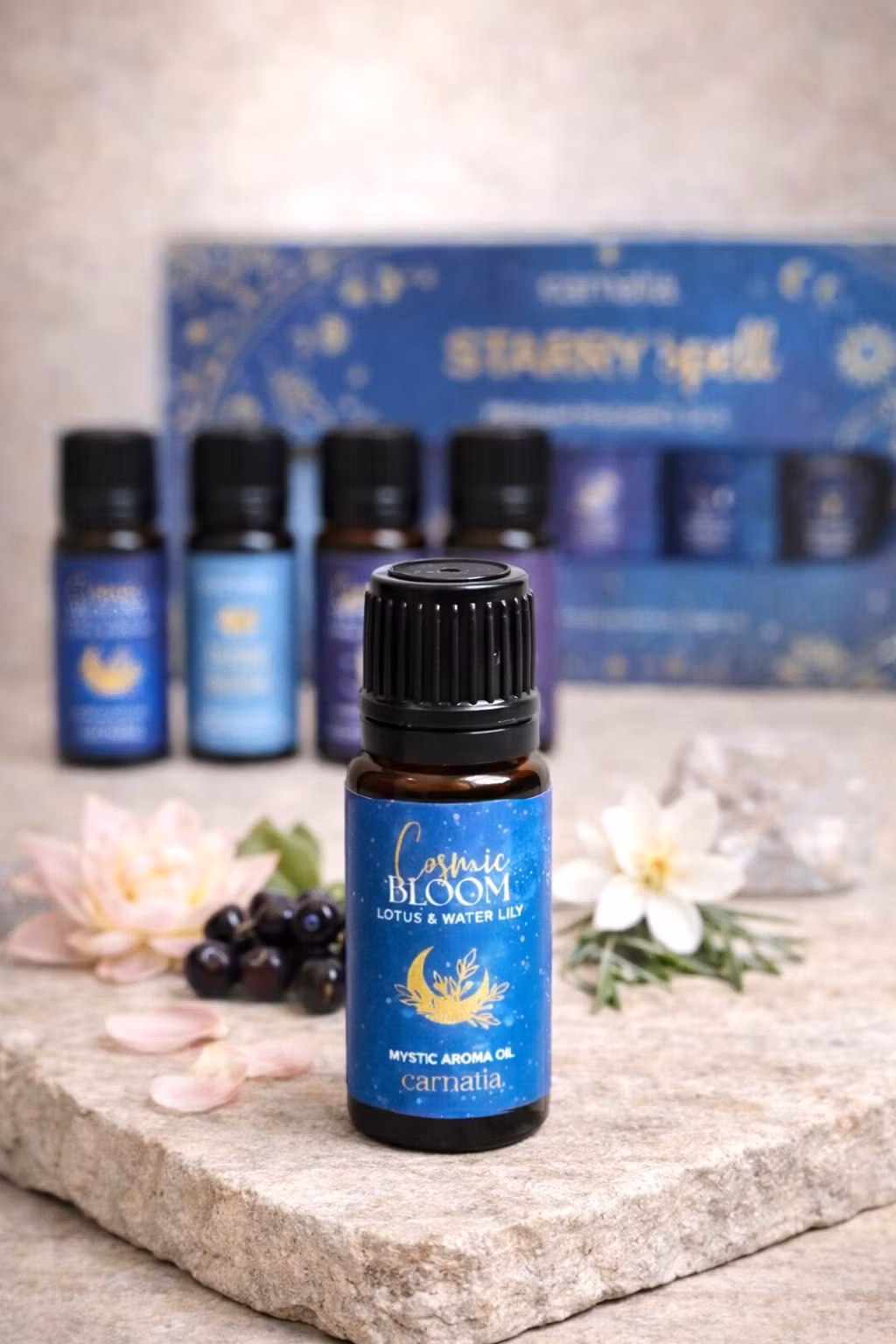 Carnatia Starry Spell Aromaolja – Premium Gåvoset med 6 dofter (6×10 ml)