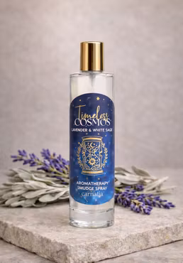 Carnatia Starry Spell – Timeless Cosmos (Lavender & White Sage), rumspray & smudge spray (100 ml)