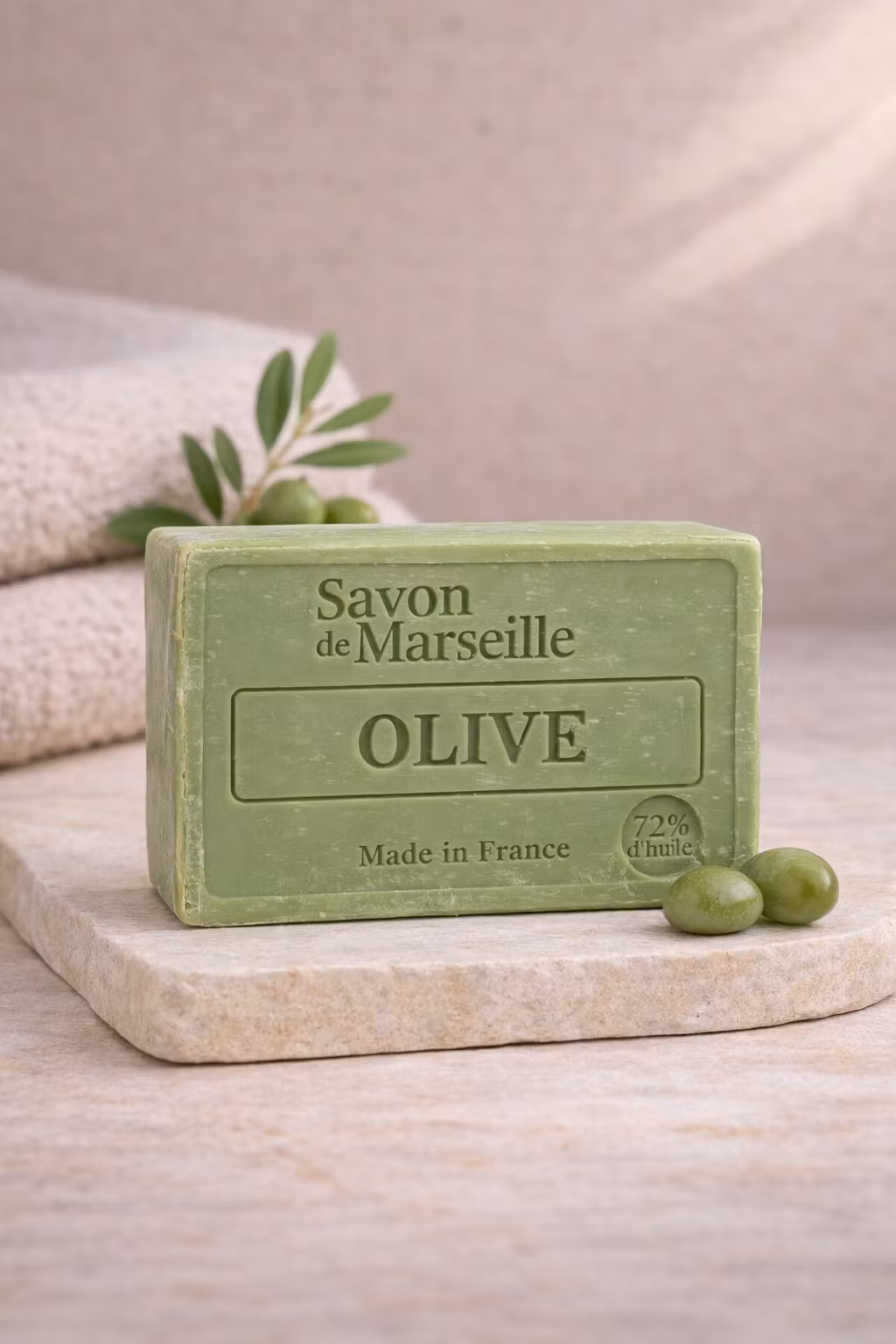 Le Chatelard 1802 - Savon de Marseille - Olive, naturlig tvål