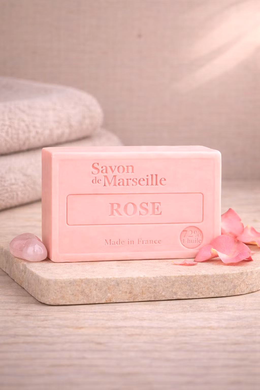 Le Chatelard 1802 Savon de Marseille Rose – naturlig tvål