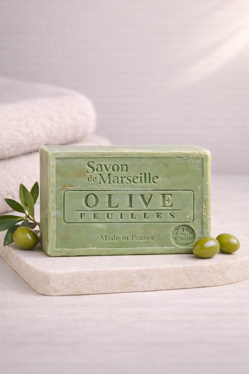 Le Chatelard 1802 - Savon de Marseille - Olive Leaves, exfolierande naturlig tvål