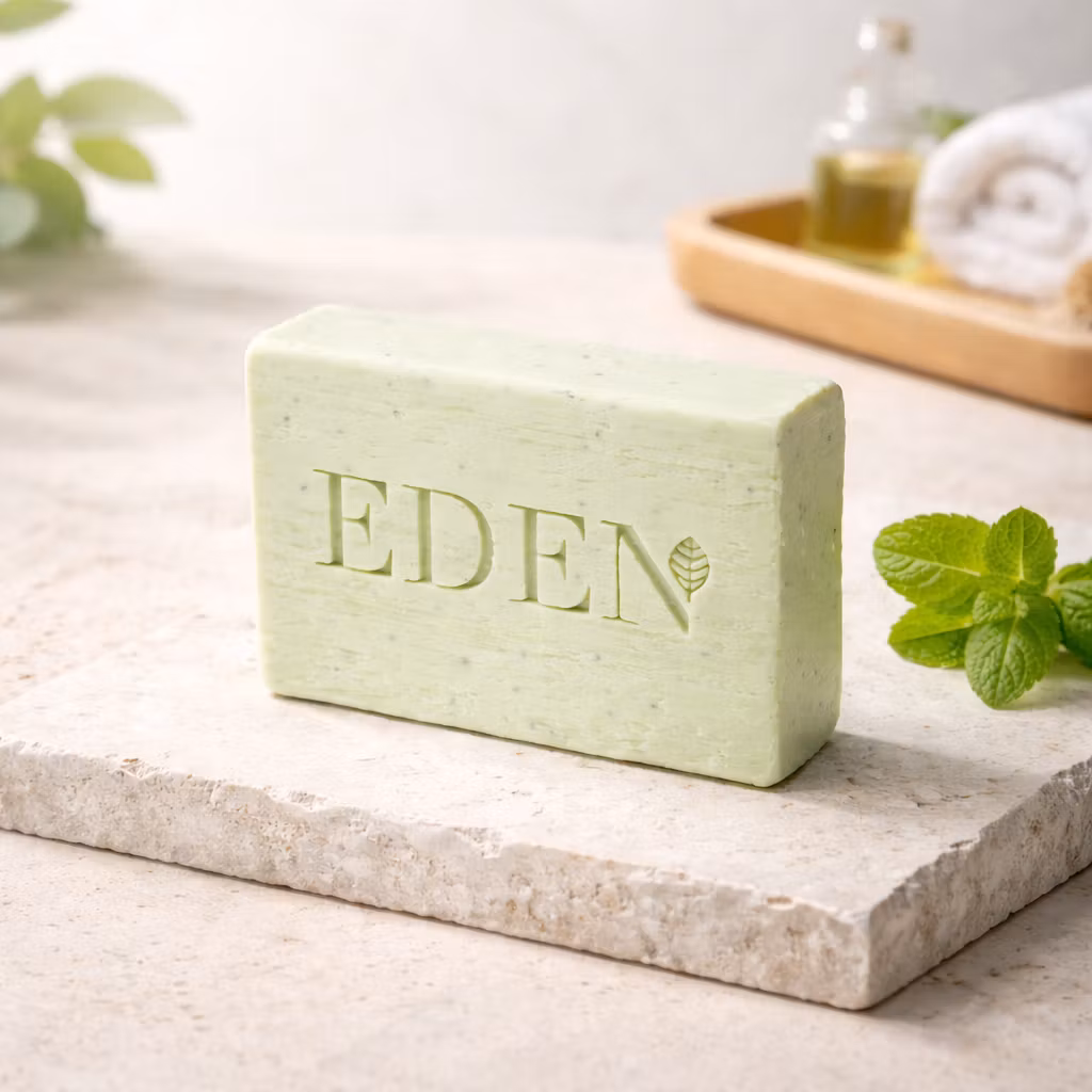 Eden Handgjord Tvål – Peppermint och Tea Tree