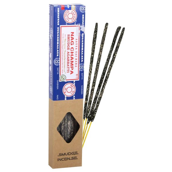 Satya Nag Champa Smudge Rökelse – Tjocka rökelsepinnar