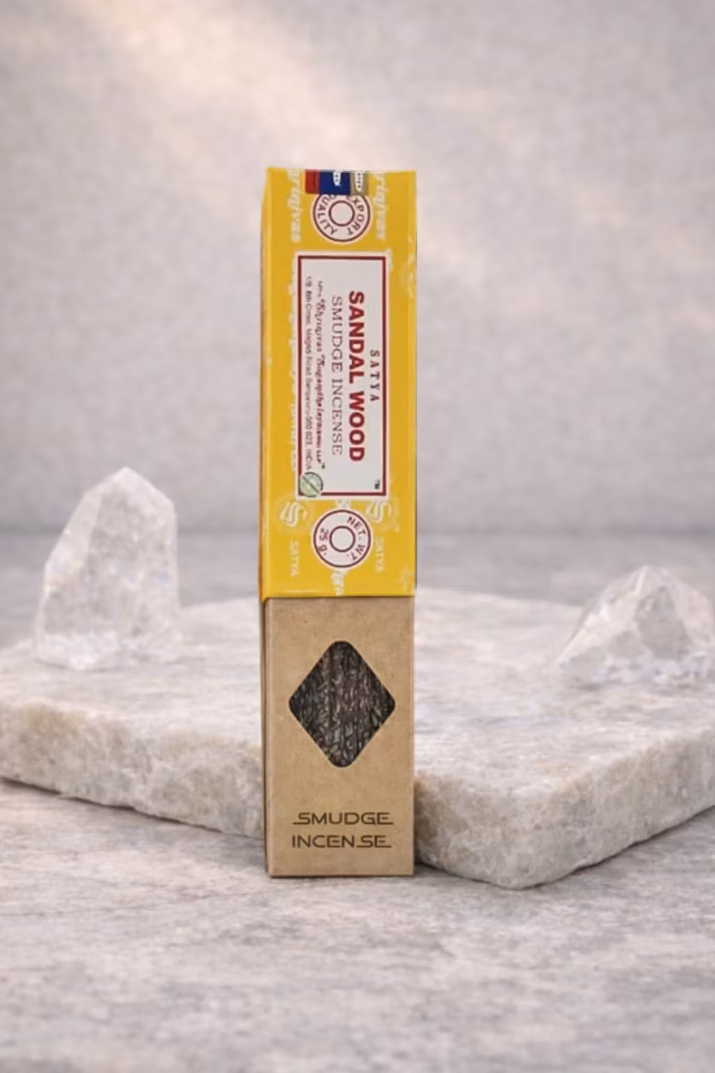Satya Sandalwood Smudge Rökelse – Tjocka rökelsepinnar