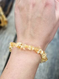 Citrin, chipsarmband