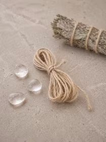 Jutesnöre 3 meter – för rökelsebuntar & hantverk