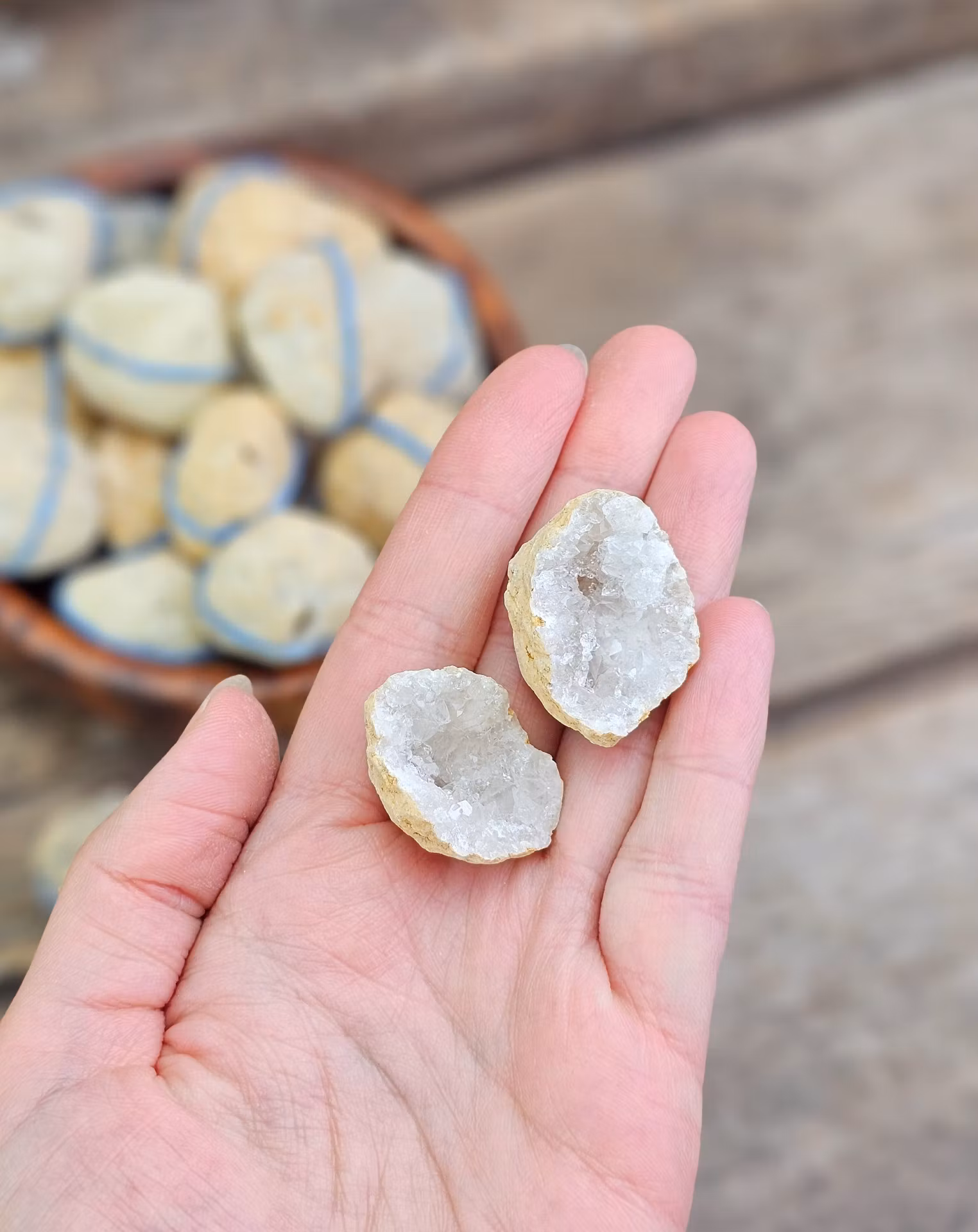 Kalcitgeod, delat par – Mini