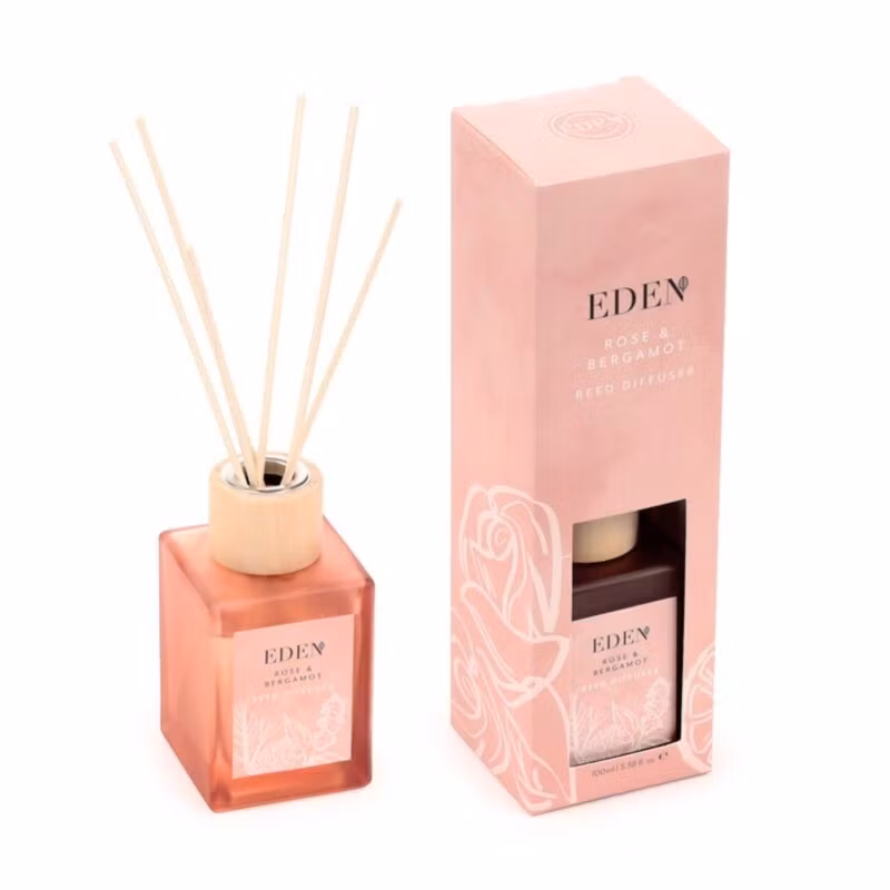 Eden – Ros och Bergamott, doftpinnar (100 ml)