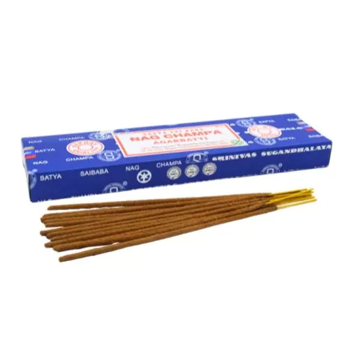 Satya – Nag Champa rökelsepinnar, storpack 100 g