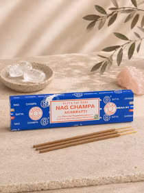 Satya – Nag Champa rökelsepinnar, storpack 100 g