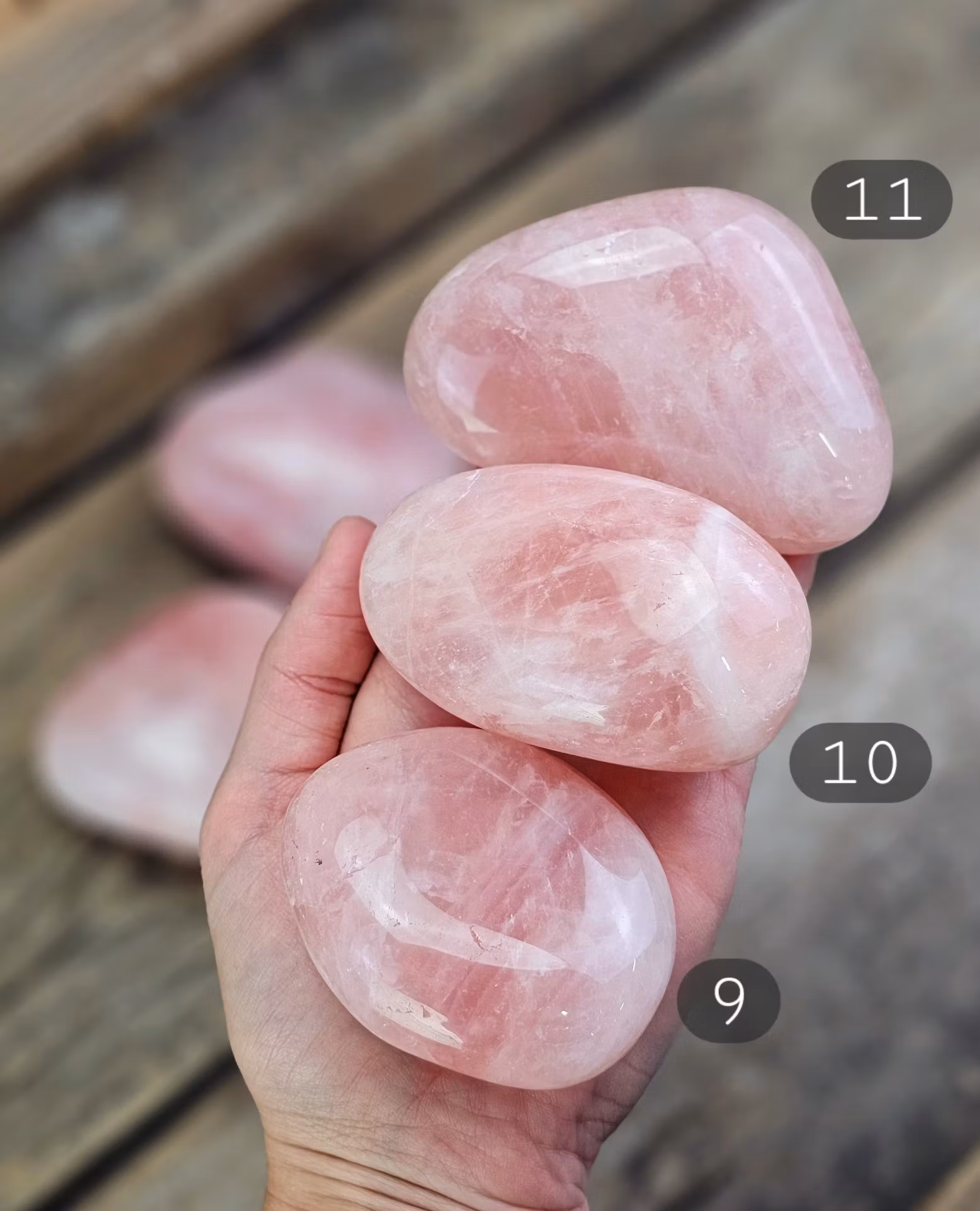 Rosenkvarts Touchstone Jumbo #7–11