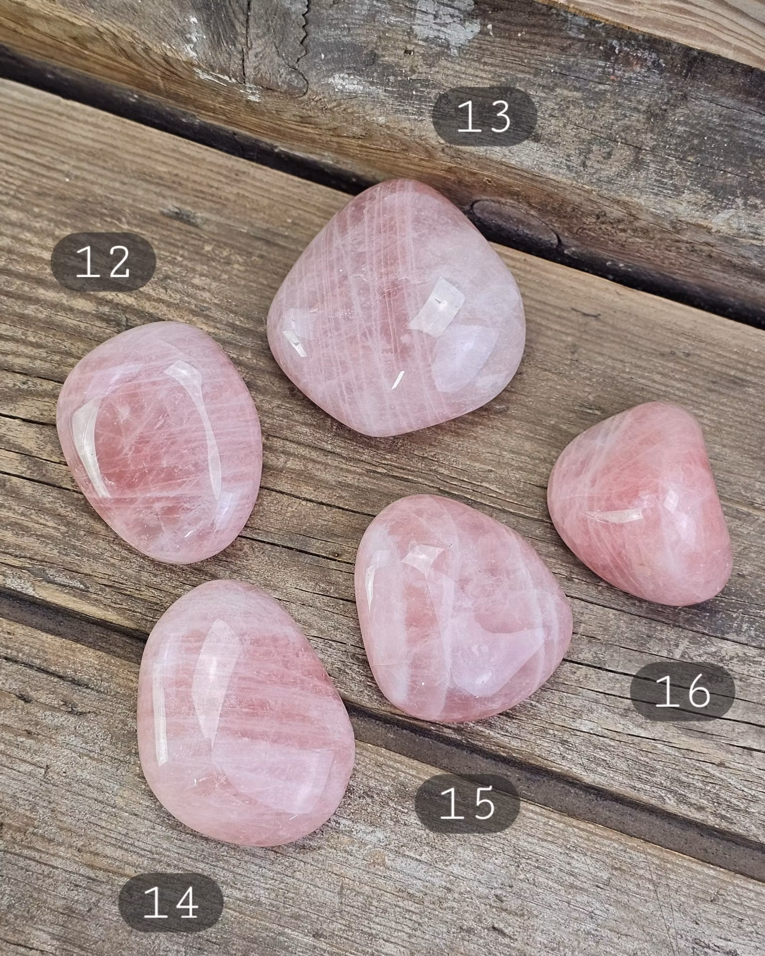 Rosenkvarts Touchstone Jumbo #12-16