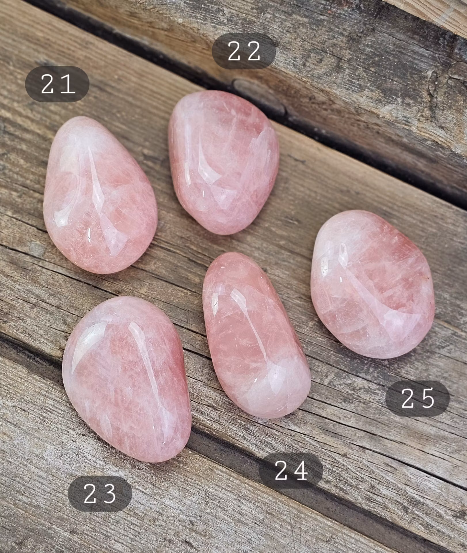 Rosenkvarts Touchstone Jumbo #21–25