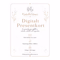Digitalt Presentkort – 100 kr till 5000 kr