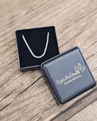 Tillval: Premium Smyckeskedja 45 cm – Platinapläterat 925 Sterling Silver