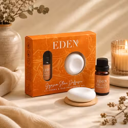 Eden Aromaolja – Tonka & Oud med Stendiffuser (10 ml)
