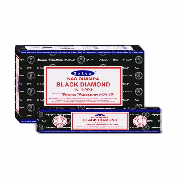 Satya - Black Diamond Nag Champa, rökelsepinnar