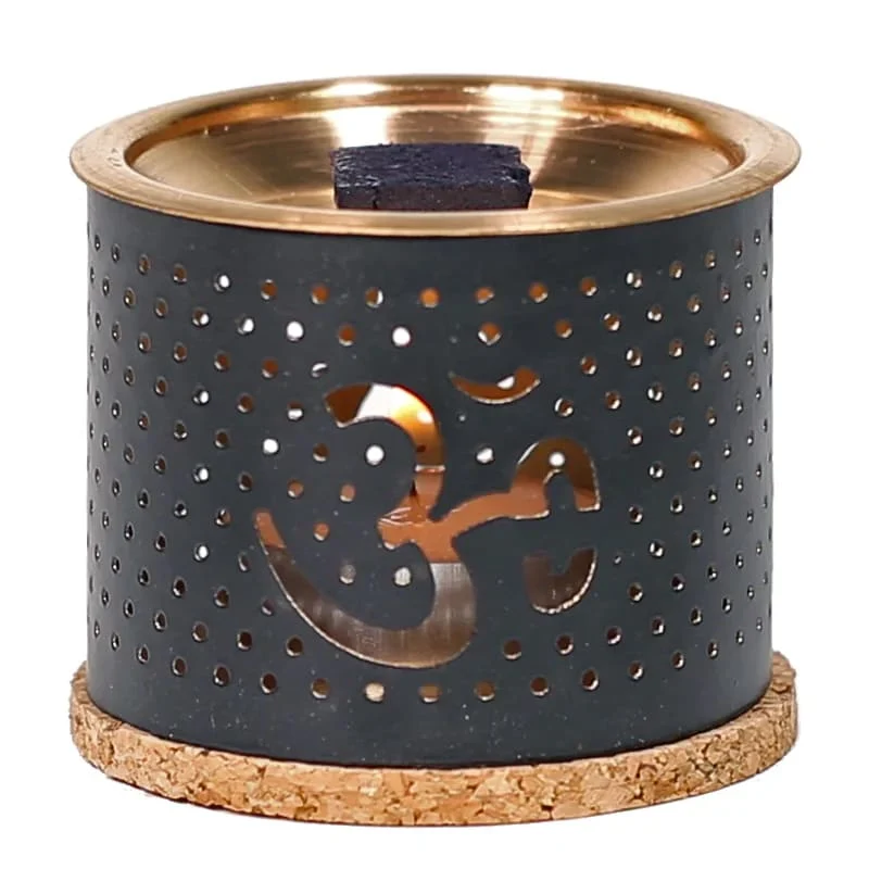 Aromafume Ohm rökelsediffuser med kopparplatta för rökelsebrickor