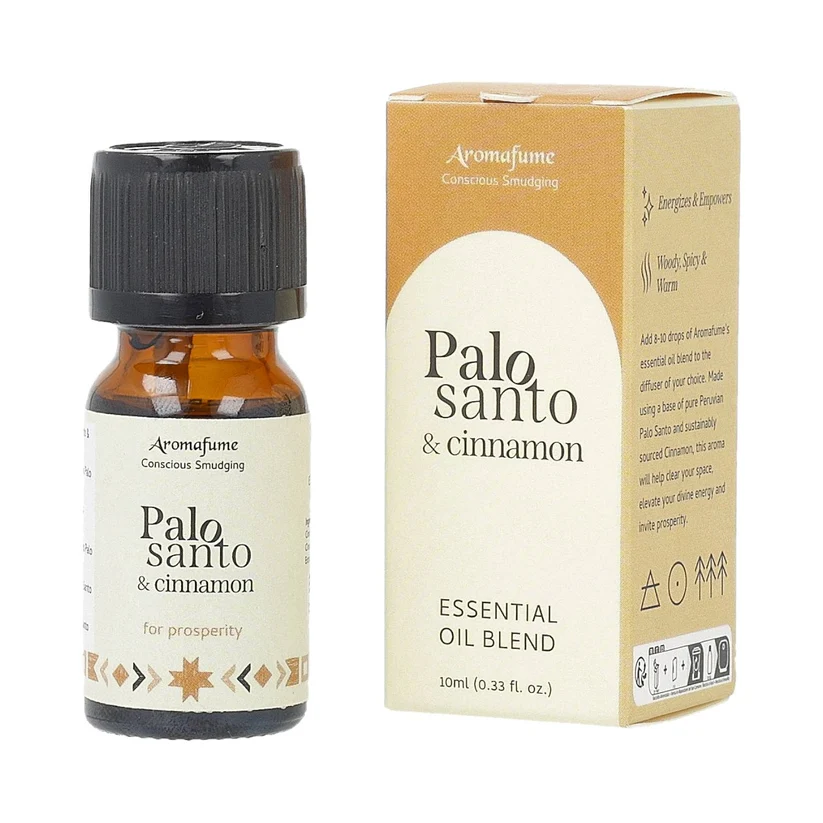 Aromafume – Palo Santo & Cinnamon (Kanel), eterisk oljeblandning 10 ml
