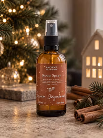 Ancient Wisdom – Warm Gingerbread, rumspray & pillow mist med pepparkaksdoft (100 ml)