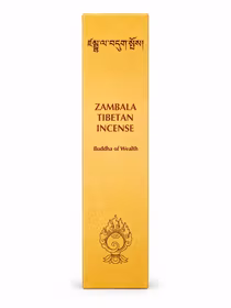 Zambala Buddha of Wealth – Tibetansk Premiumrökelse från Nepal