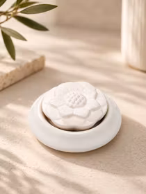 Aromasten Lotus – doftspridare för eteriska oljor, Vit