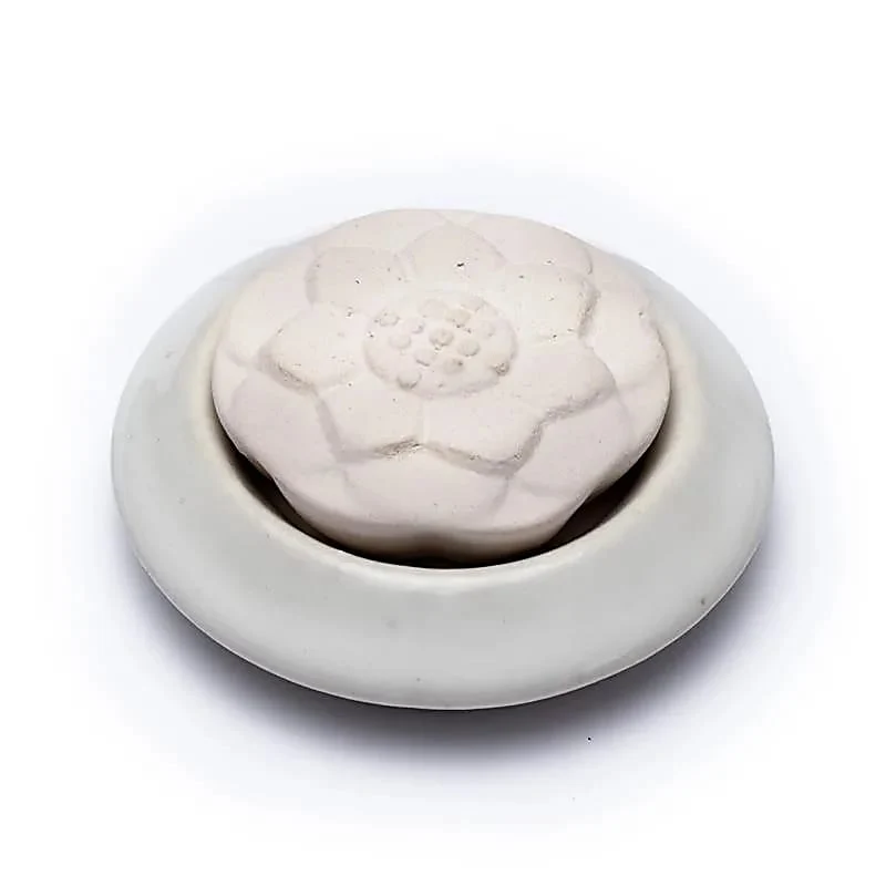 Lotus doftsten 2-pack – vit och svart aromasten