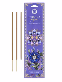 Song of India – Ajna Third Eye Chakra (6:e chakrat, Indigo) – Lavendel, rökelsepinnar