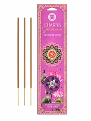 Song of India – Sahasrara Crown Chakra (7:e chakrat, Violett) – Oud & Bärnsten, rökelsepinnar