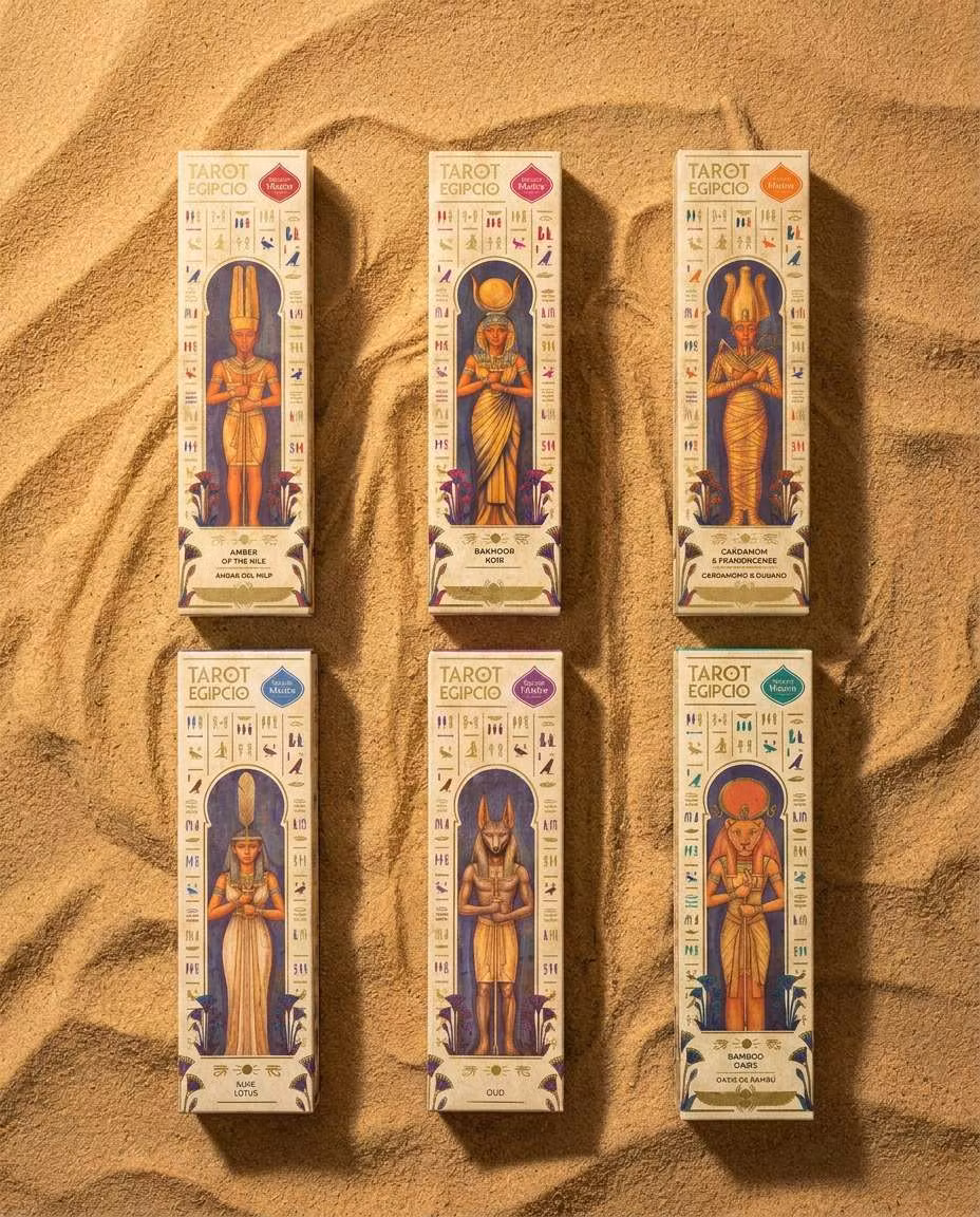 Bakhoor Noir från Sagrada Madre Egyptian Tarot samlarkollektion