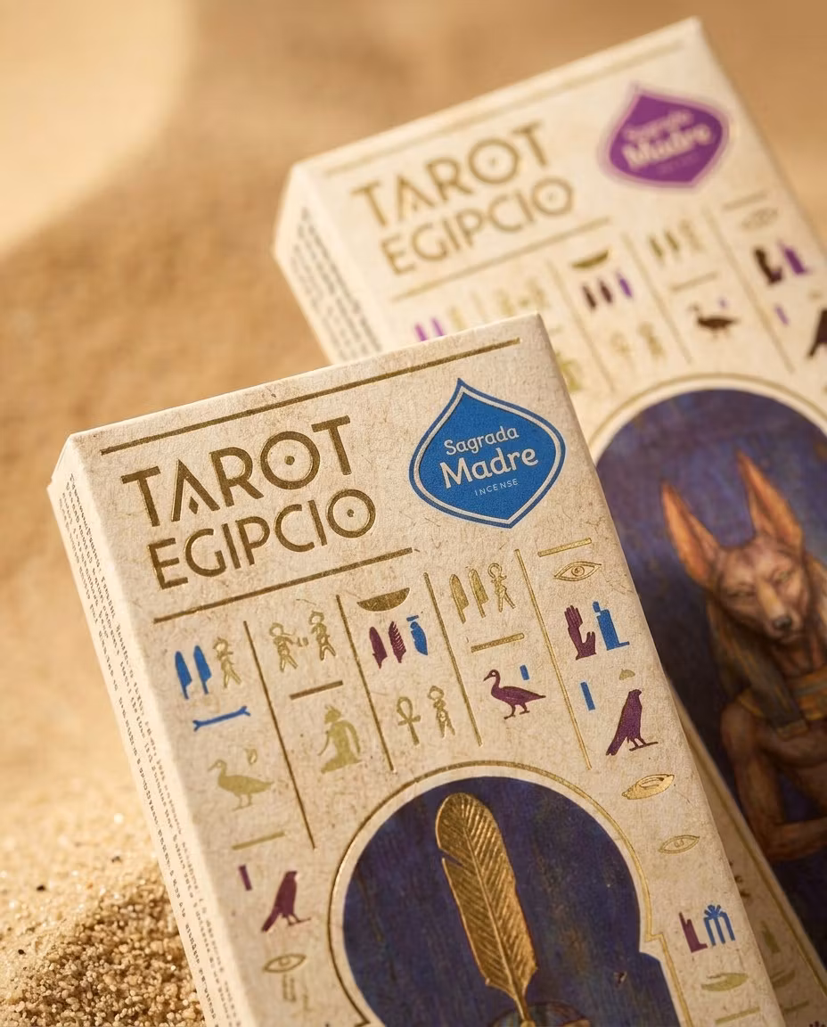 Egyptian Tarot kollektion från Sagrada Madre med flera rökelsedofter