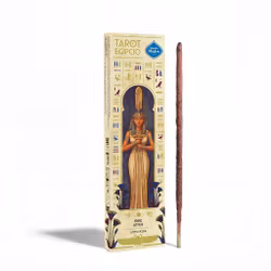 Sagrada Madre – Egyptian Tarot Blue Lotus (Blå Lotus), rökelsepinnar + 2 tarotkort