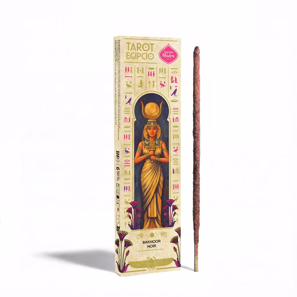 Sagrada Madre Egyptian Tarot Bakhoor Noir rökelse med tarotkort