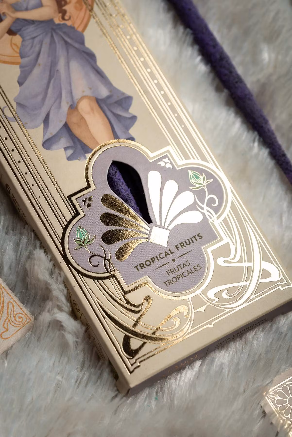 Tarot Angels Spiritual Guide rökelsepinnar och illustrerade samlarkort