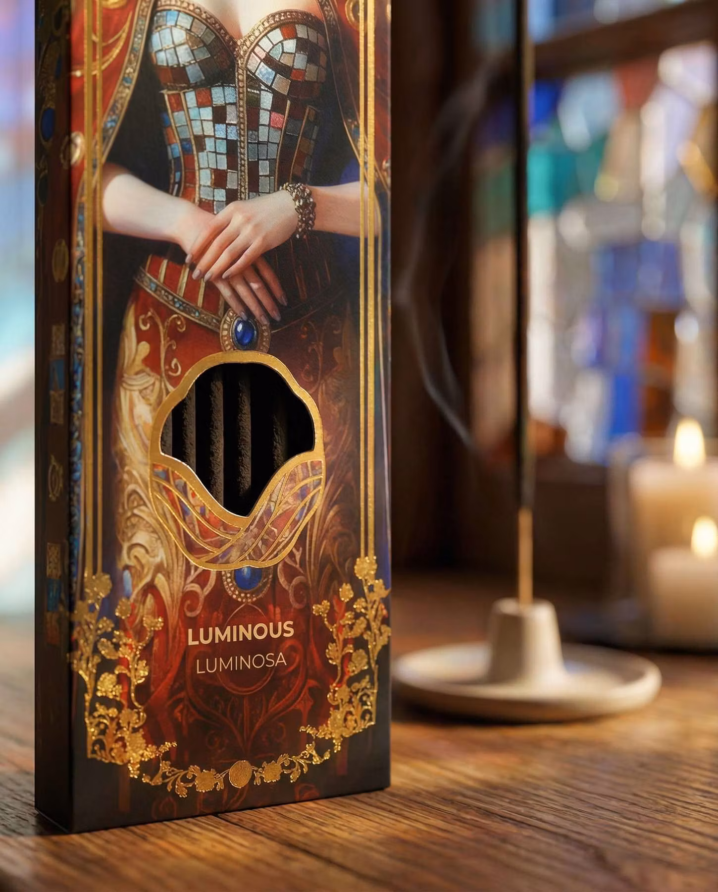 Sagrada Madre Luminous ljus och frisk premiumrökelse