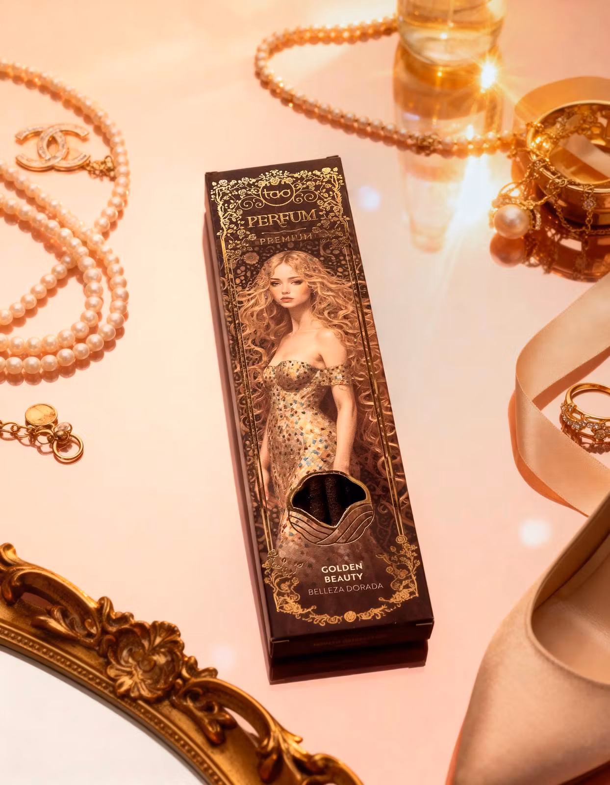 Sagrada Madre Golden Beauty varm och elegant premiumrökelse