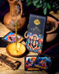 Sagrada Madre – Oracle of Sacred Animals – Jasmin, Rosor & Citron, rökelsepinnar + 1 orakelkort