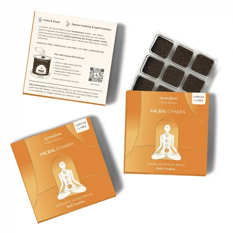 Aromafume Svadhishtana Sacral Chakra chakra och doft inspiration – 2:a chakrat, orange