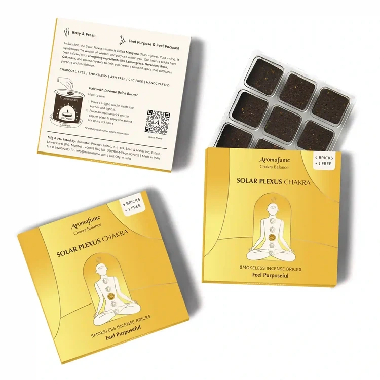 Aromafume Manipura Solar Plexus Chakra chakra och doft inspiration – 3:e chakrat, gul