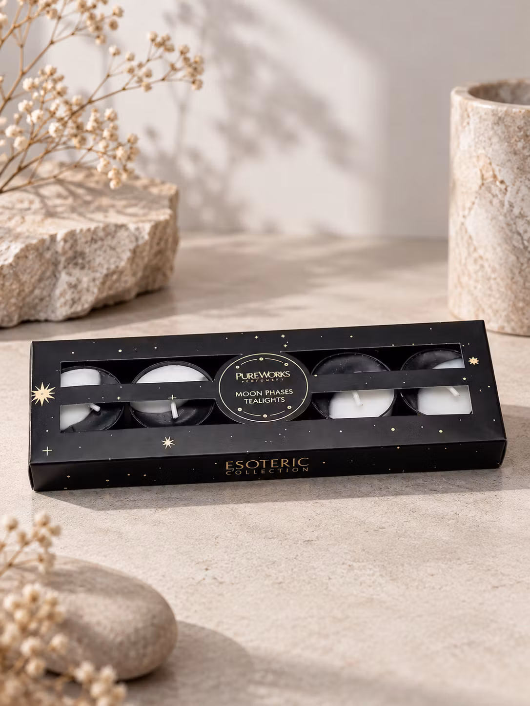 PureWorks Esoteric Collection – Moon Phases, värmeljus med månfaser