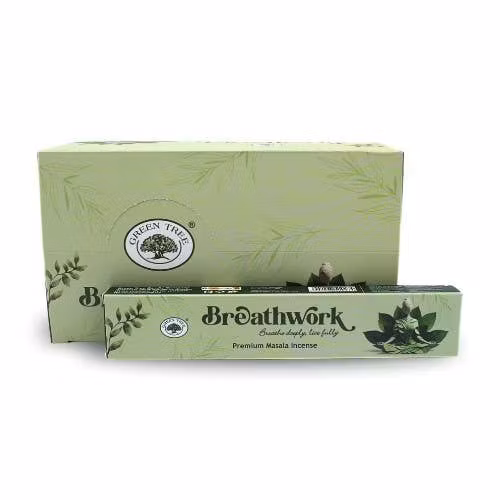 Green Tree Breathwork masala-rökelsepinnar i originalförpackning